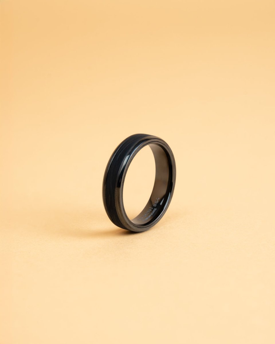 Inel barbati Rota Black Carbon - Inele pentru barbati - ROT06 - 58 - GEMINI - Tessora
