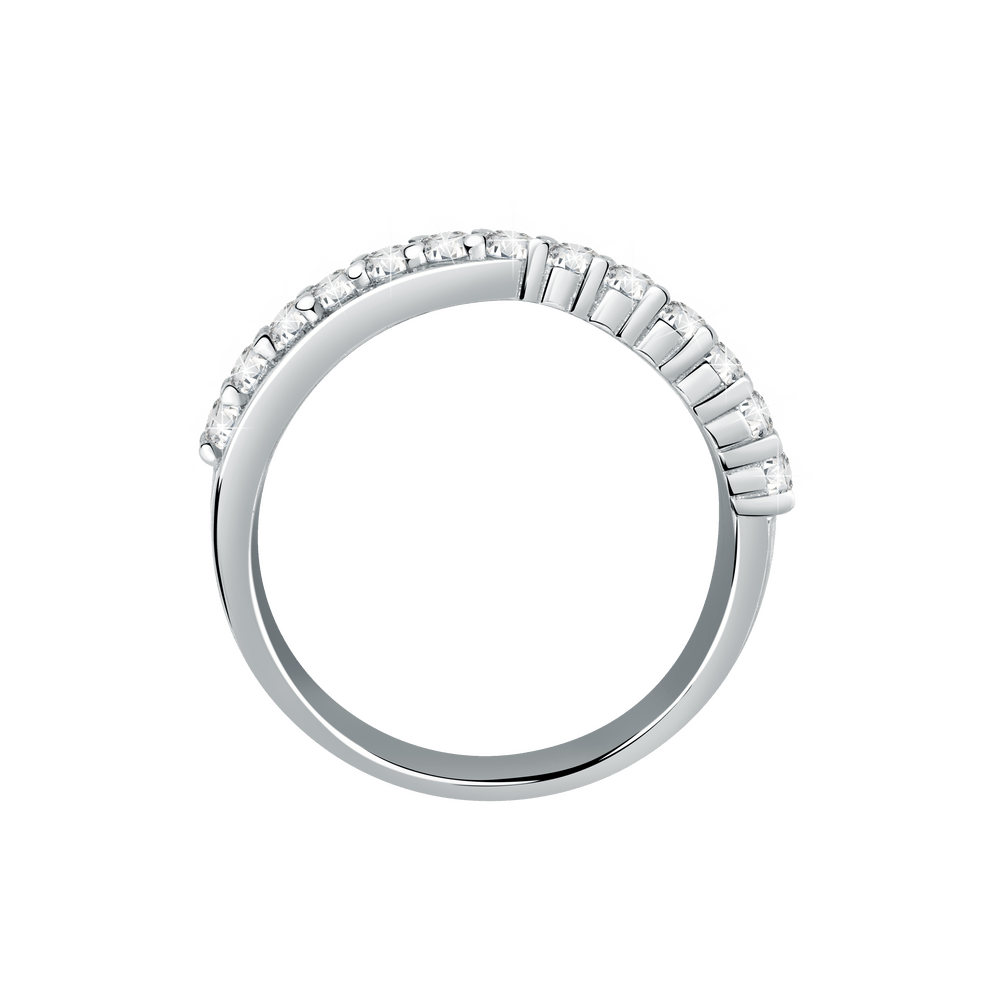 Inel din argint Tesori cu benzi Incrucisate - Inele din argint - saqf15012 - MORELLATO - Tessora