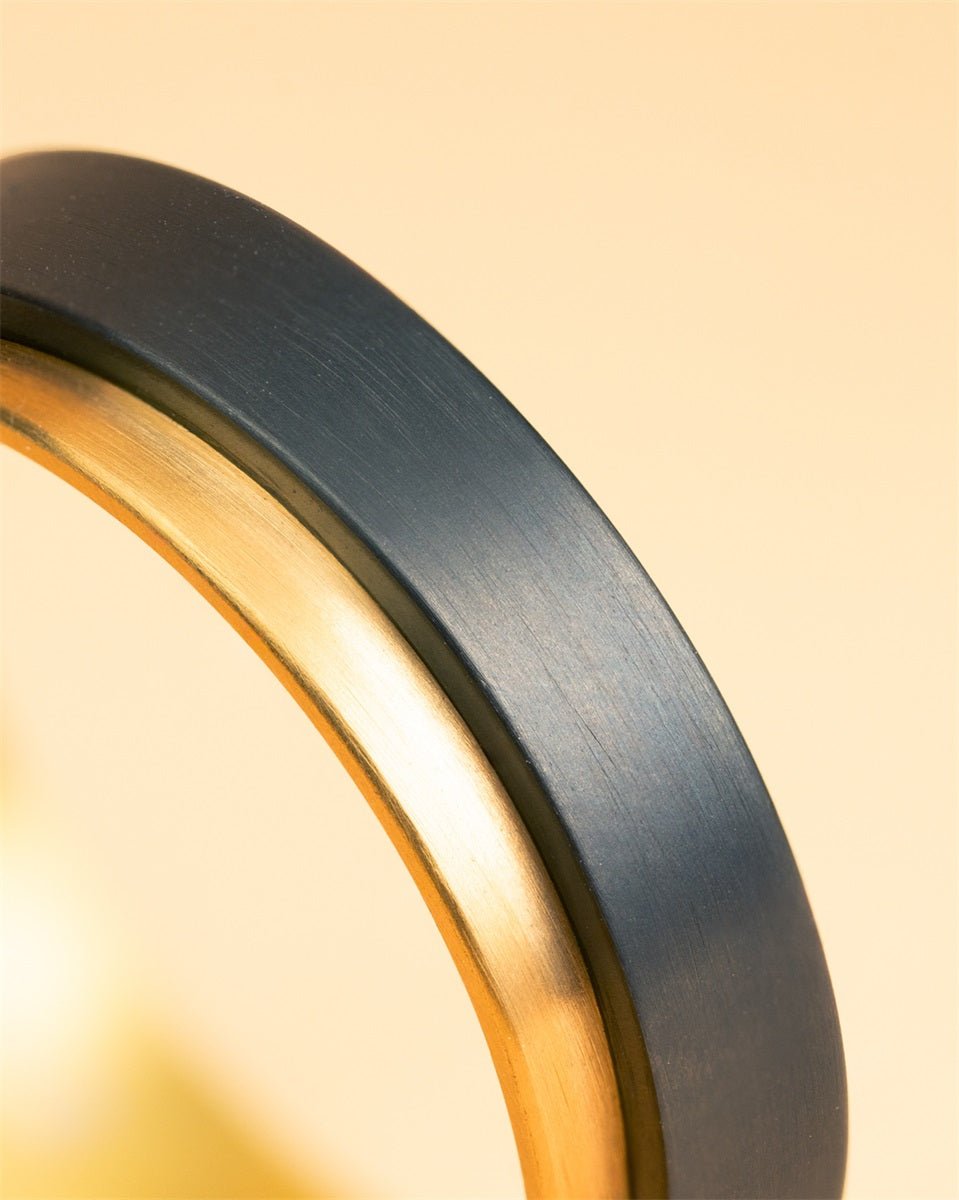 Men's ring Tendo gold, GEMINI - Men Rings - TEN03 - 60 - GEMINI - Tessora