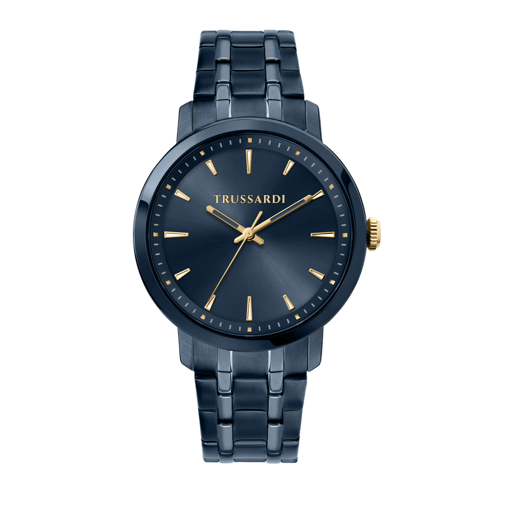 Men's T - Couple watch with blue bracelet, Trussardi - Men Watches - R2453147007 - Trussardi - Tessora