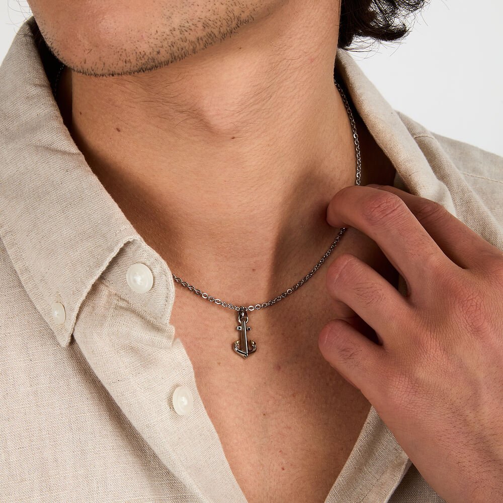 Men's VERSILIA adjustable necklage with pendant, Morellato - Men Necklaces - SAHB18 - Morellato - Tessora
