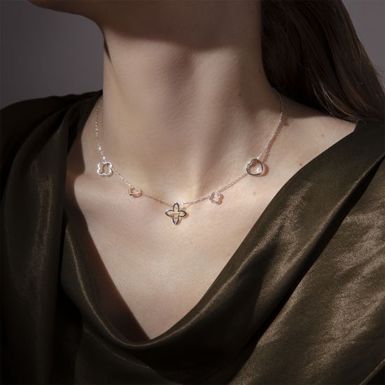 Ženski ogrtač, podesivi, Icons, srebrne boje, Lilou