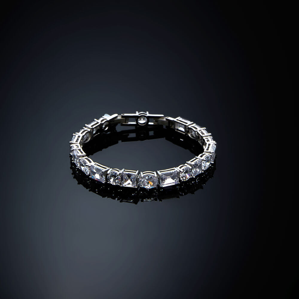 Ženska narukvica Princess s kvadratnim i okruglim kamenčićima, CHIARA FERRAGNI