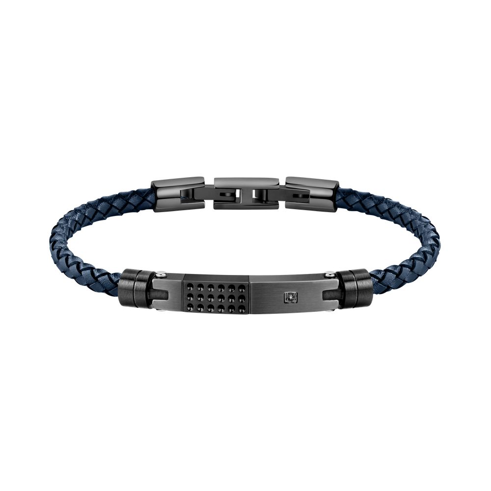 Muška narukvica od kože Moody, MORELLATO