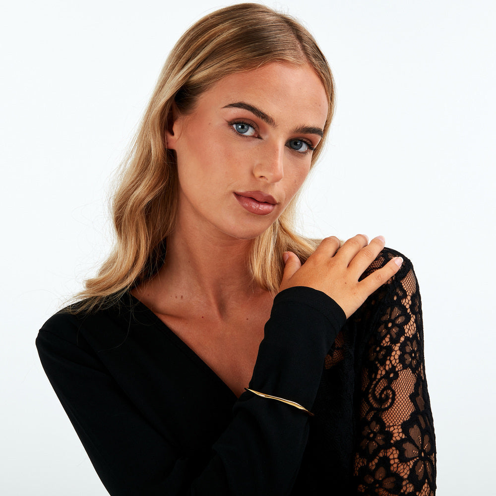 Ženski zlatom presvučen narukvic – T-Design, TRUSSARDI