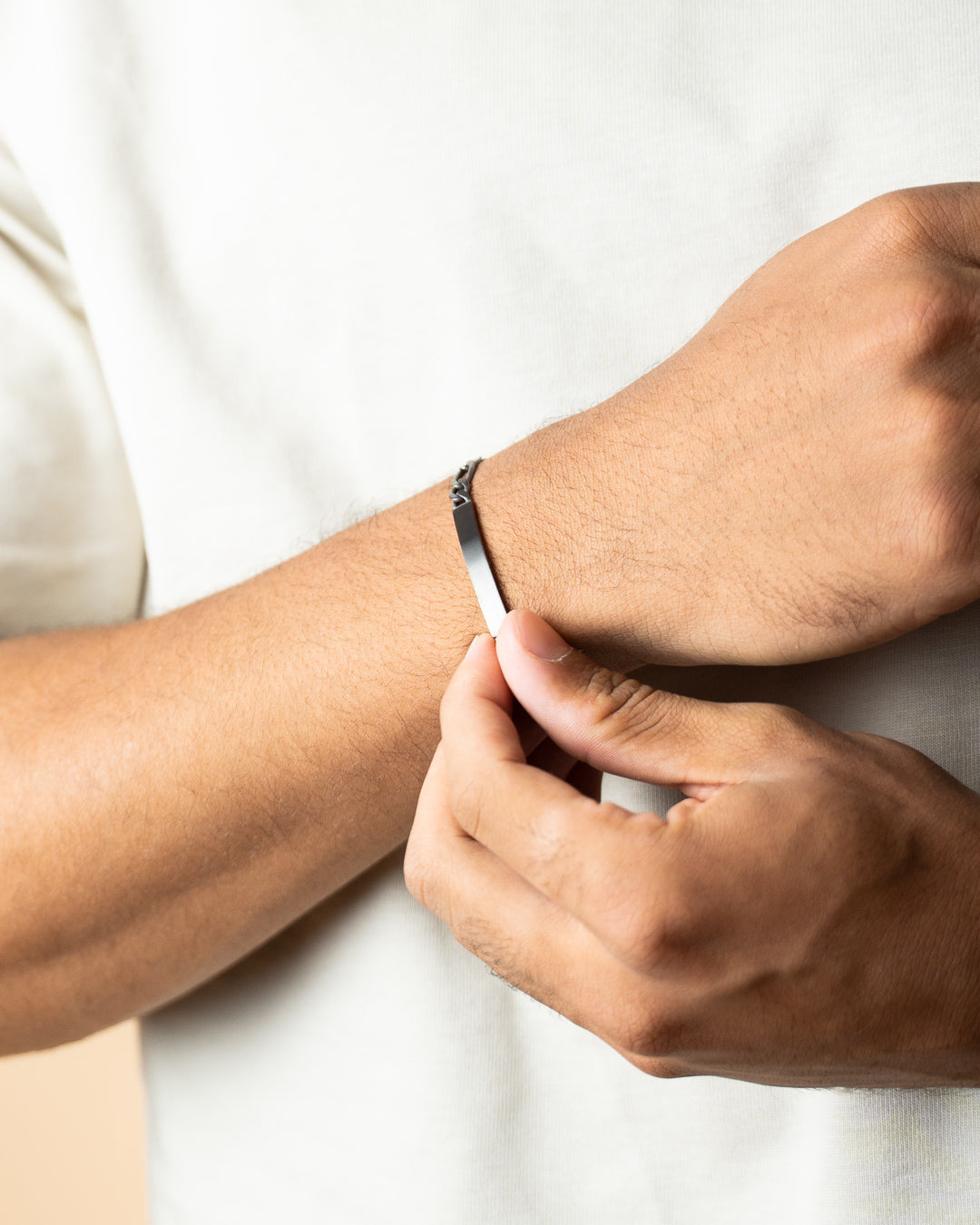 Muška narukvica, podesiva, Verto Black, GEMINI