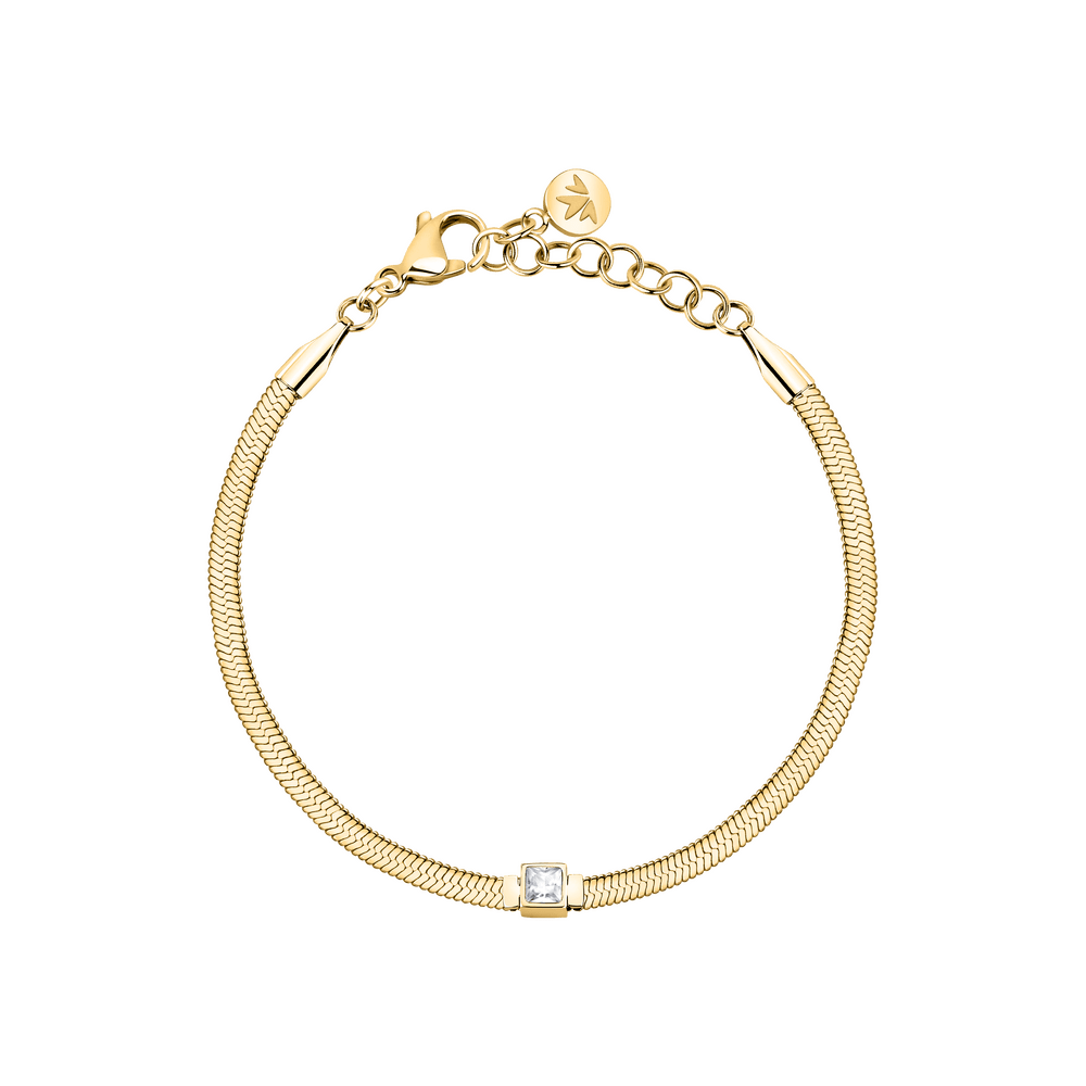 Women's GIOIA adjustable gold plated bracelet, Morellato - Bracelets - SAVY36 - Morellato - Tessora