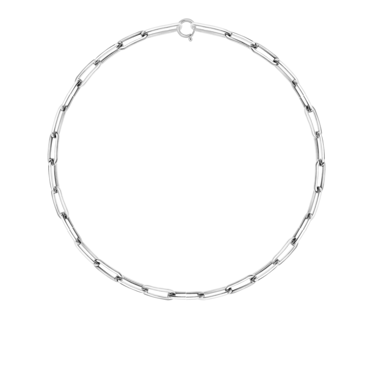 Women's necklace chain No.7 silver - plated 40 cm, Lilou - Necklaces - A03/MARKET/ANS/96 - Lilou - Tessora