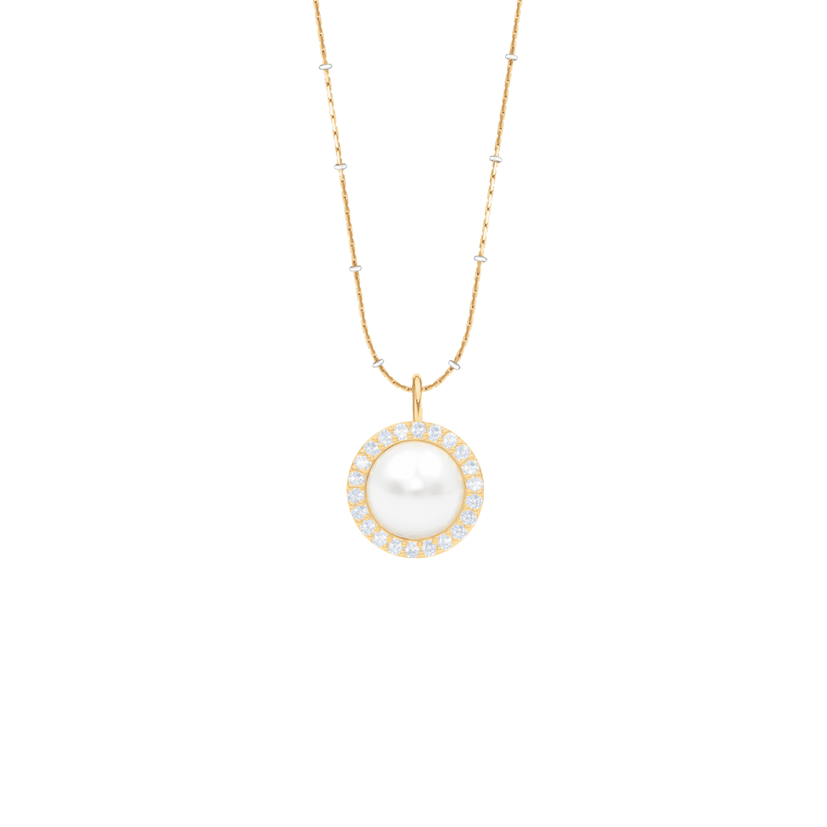 Women's necklace Cosmos 40 cm, gold - plated, Lilou - Necklaces - A03/MARKET/ANS/260 - Lilou - Tessora