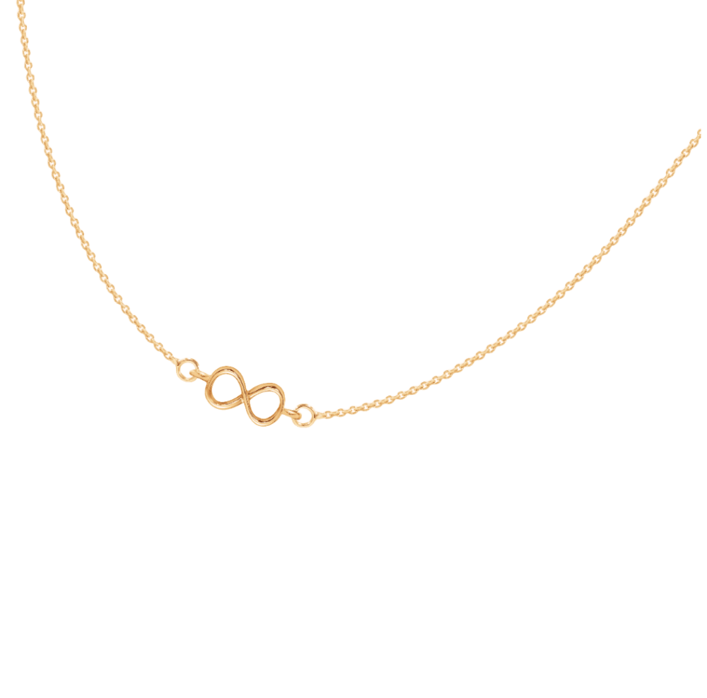 Women's necklace with infinity gold - plated, Lilou - Necklaces - 32/10/LAN/Z - Lilou - Tessora