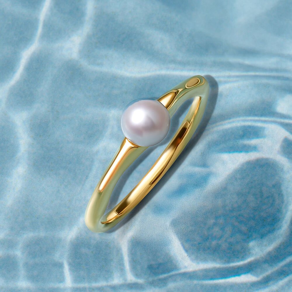 Women's Perla ring, gold plated, Morellato - Rings - SXU44010 - 50 - Morellato - Tessora