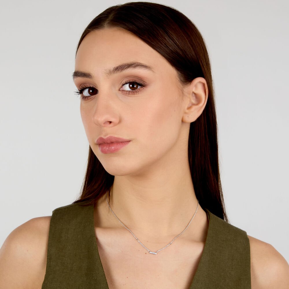 Women's SILVER adjustable neckalce, La Petite Story - Necklaces - lps10awv82 - La Petite Story - Tessora