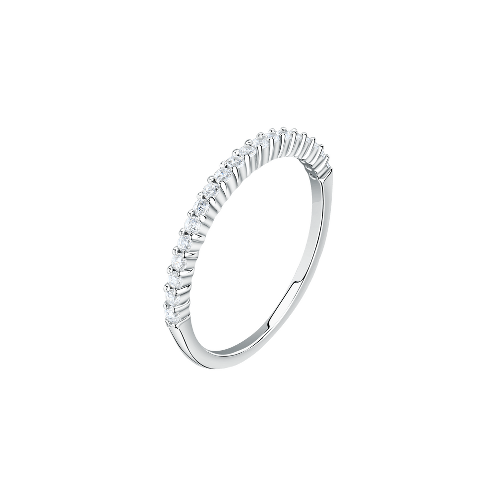 Women's Silver Ring with Stones, LA PETITE STORY - Silver Rings - lps03awv10012 - LA PETITE STORY - Tessora