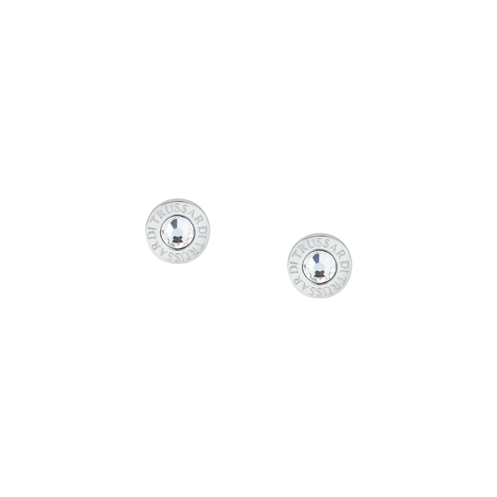 Women's T - LOGO stud earrings, Trussardi - Stud Earrings - TJAXC119 - Trussardi - Tessora