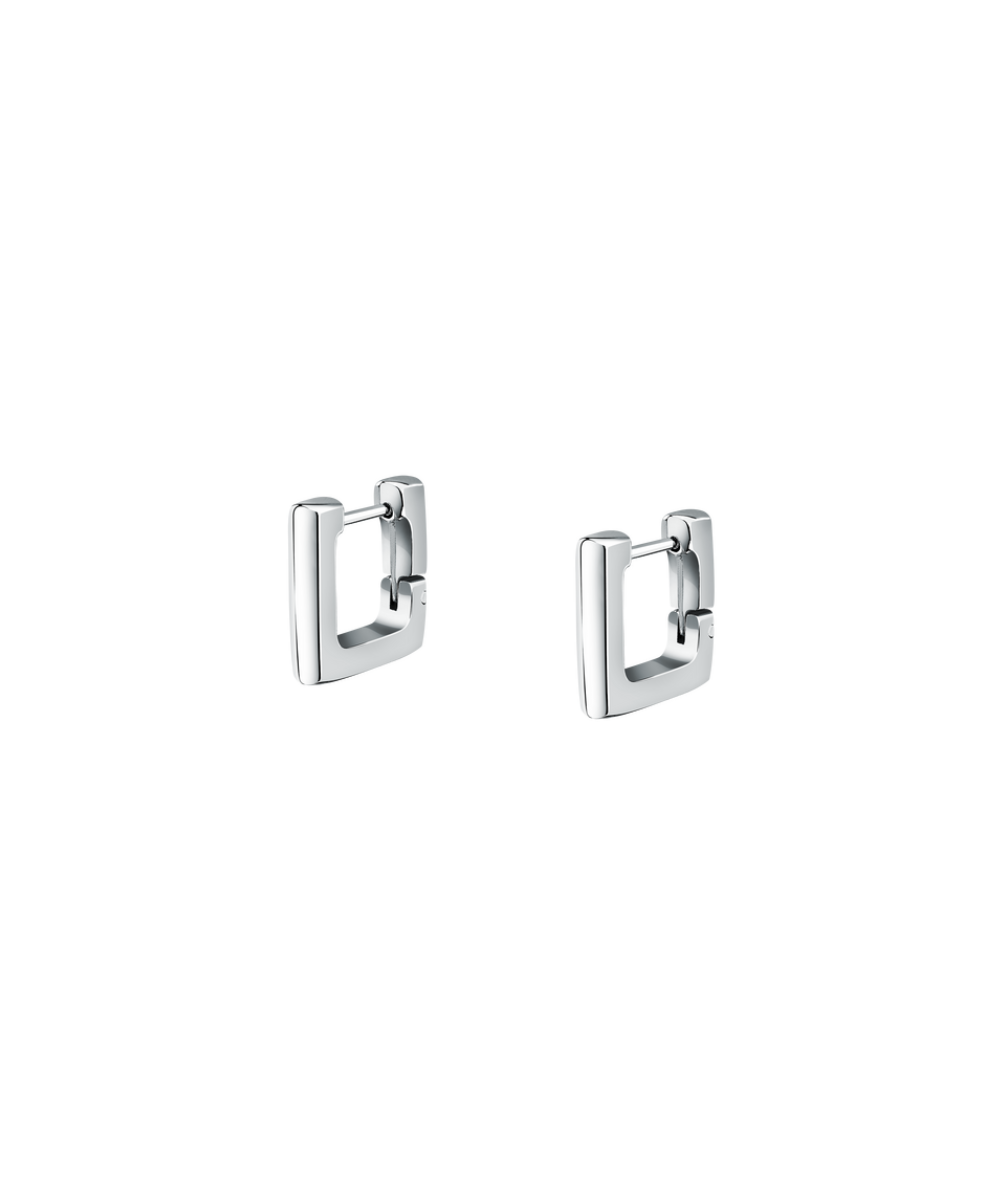 Cercei dama creola forma patrata 1,4x1,4 cm, MORELLATO