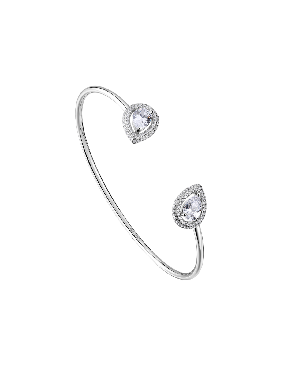 Ženska srebrna narukvica Harmonic, Rosato