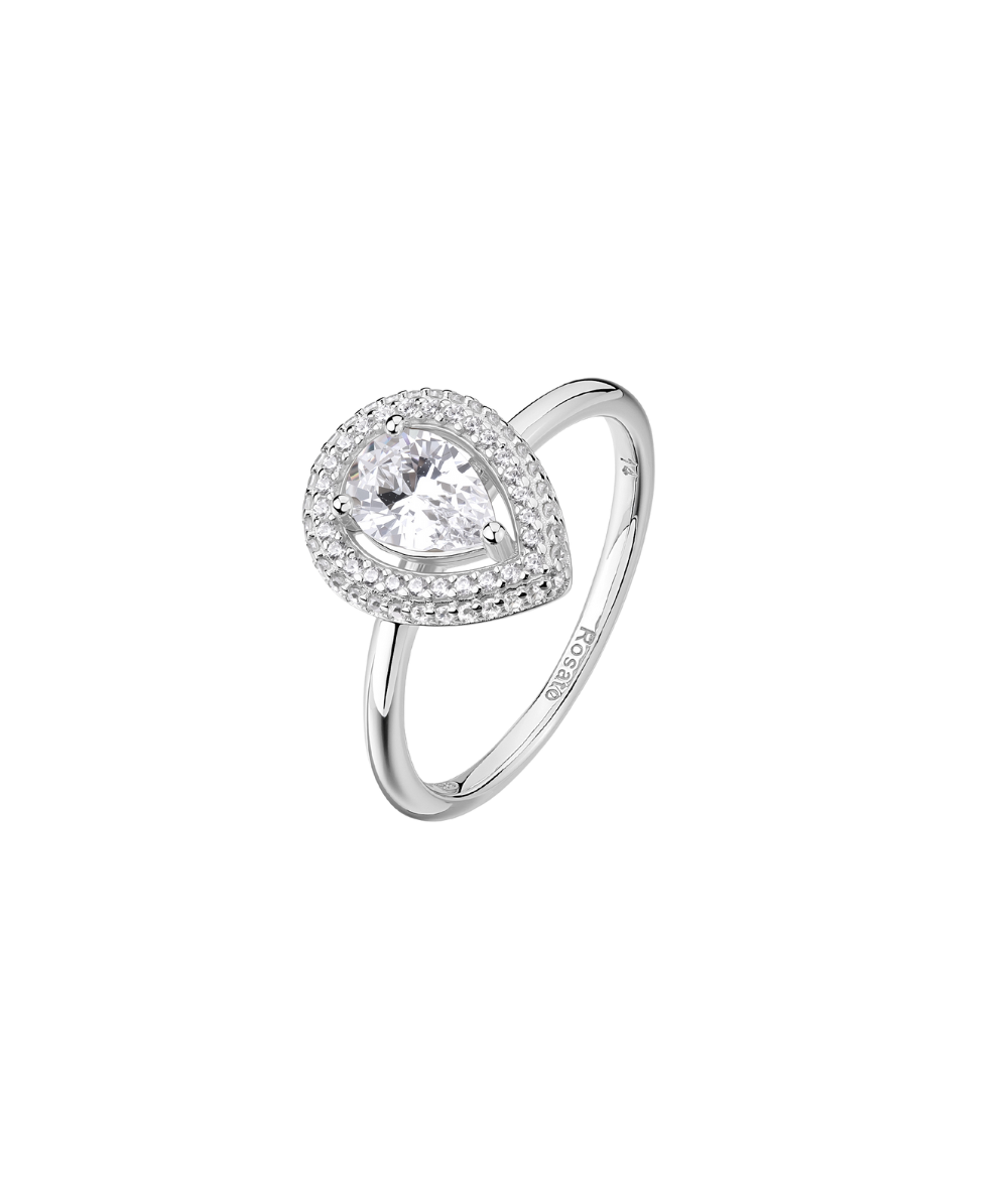 Women's silver Anna ring, Rosato