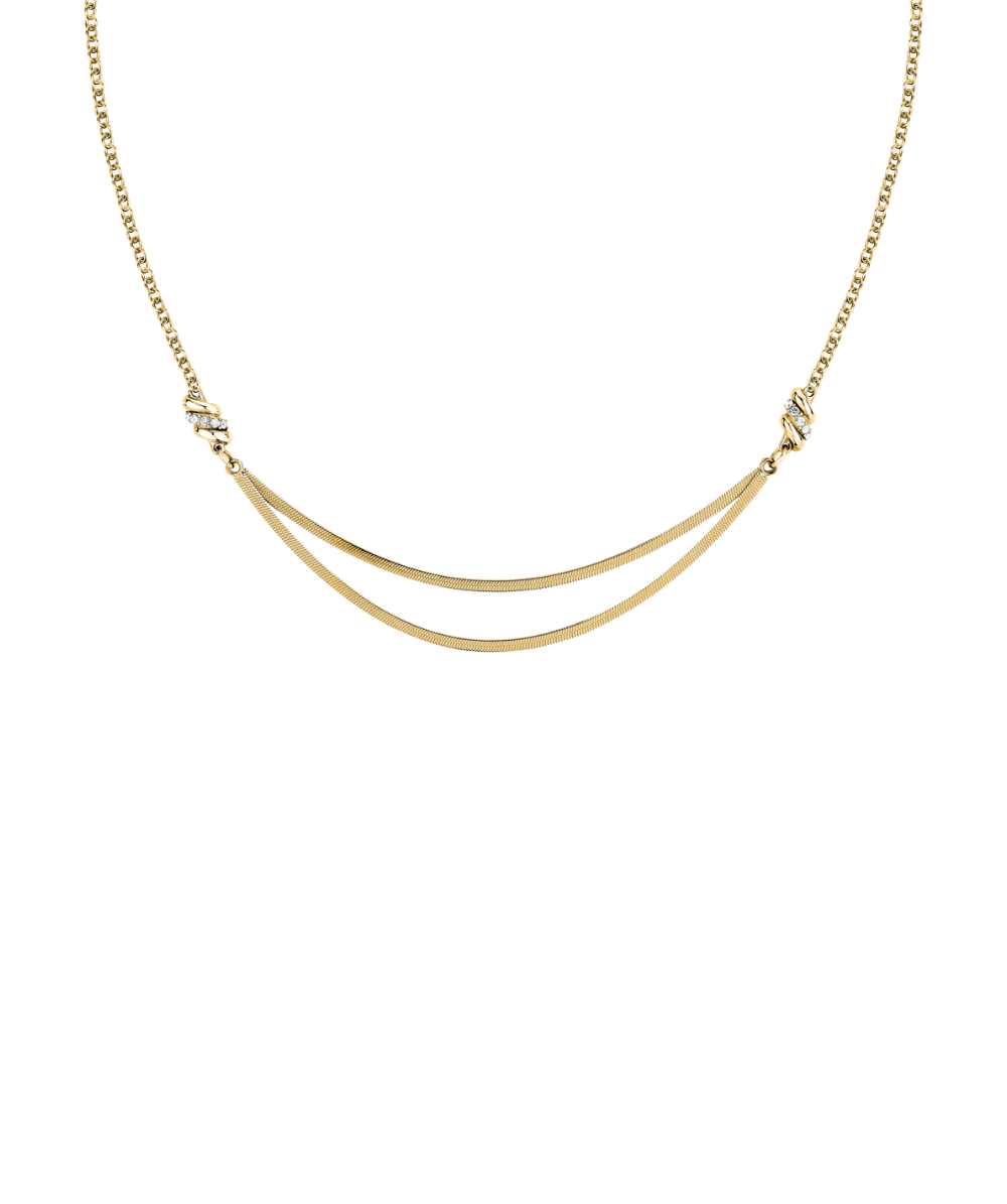 Colier dama Torchon aur cu pietre de cristal, MORELLATO