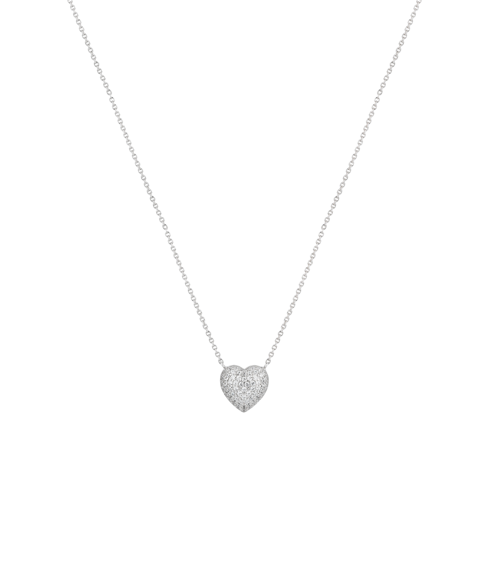 Women's silver necklace with heart pendant, Chiara Ferragni