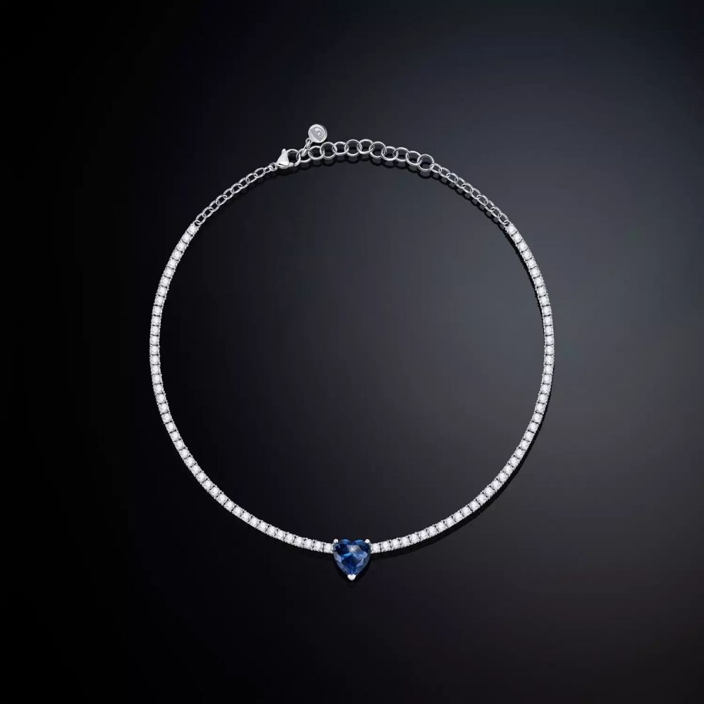 Adjustable women's FIRST LOVE necklace with heart pendant, Chiara Ferragni