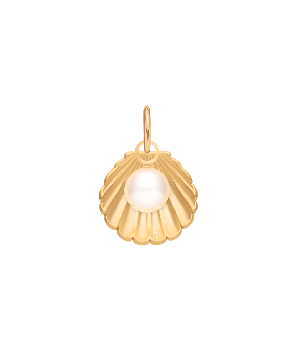 Venus pendant 1.1 cm gold plated, Lilou