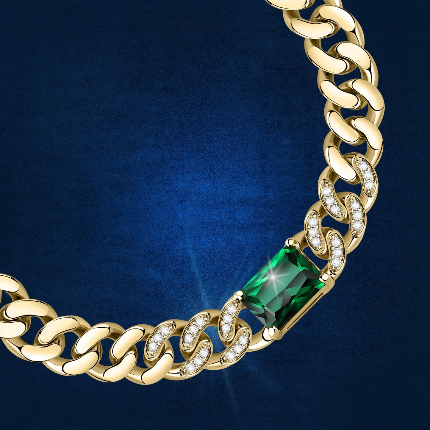 Women's BOSSY CHAIN bracelet plated with yellow gold, Chiara Ferragni