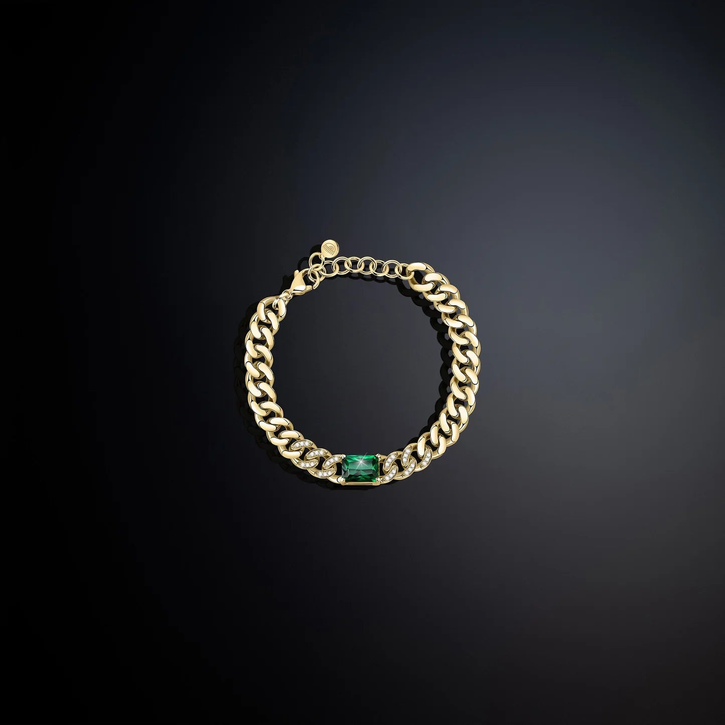 Women's BOSSY CHAIN bracelet plated with yellow gold, Chiara Ferragni