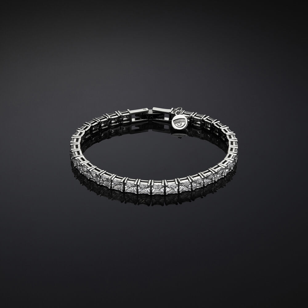 Ženski srebrni Classic Tennis narukvica, podesiva 16 + 2 cm, CHIARA FERRAGNI