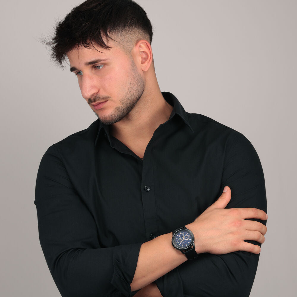 Men's watch Trussardi T-HAWK with blue dial