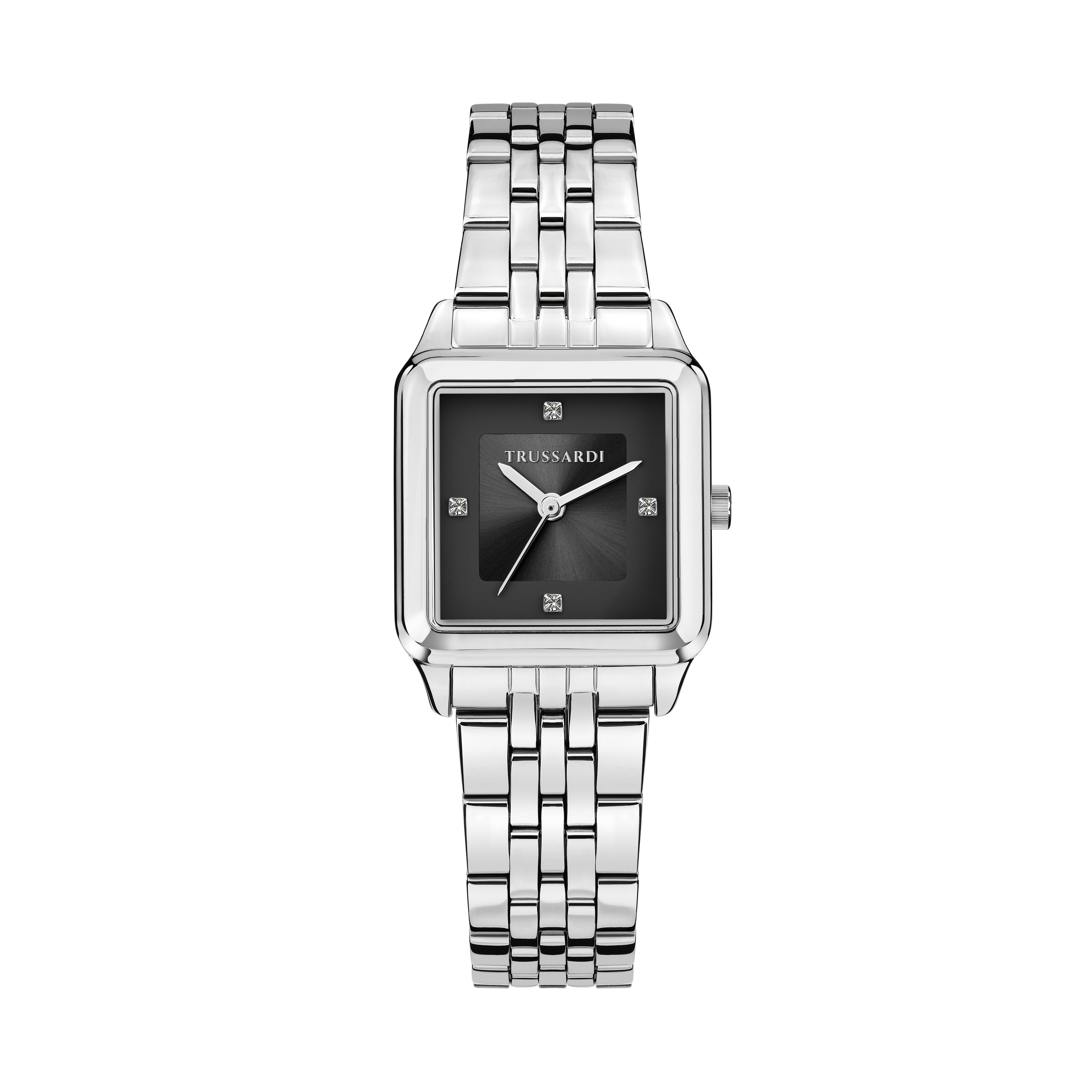 Women's T-Forma watch 25x33mm, stainless steel bracelet, Trussardi