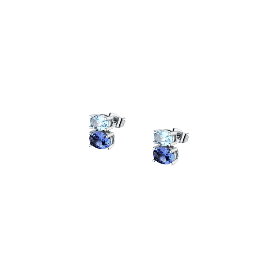 Women's earrings Colori with two zirconia stones, MORELLATO