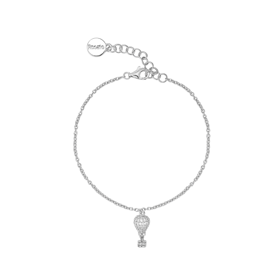 Women's Silver Bracelet with Pendant, ROSATO