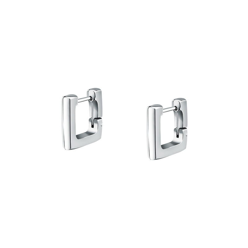 Cercei dama creola forma patrata 1,4x1,4 cm, MORELLATO
