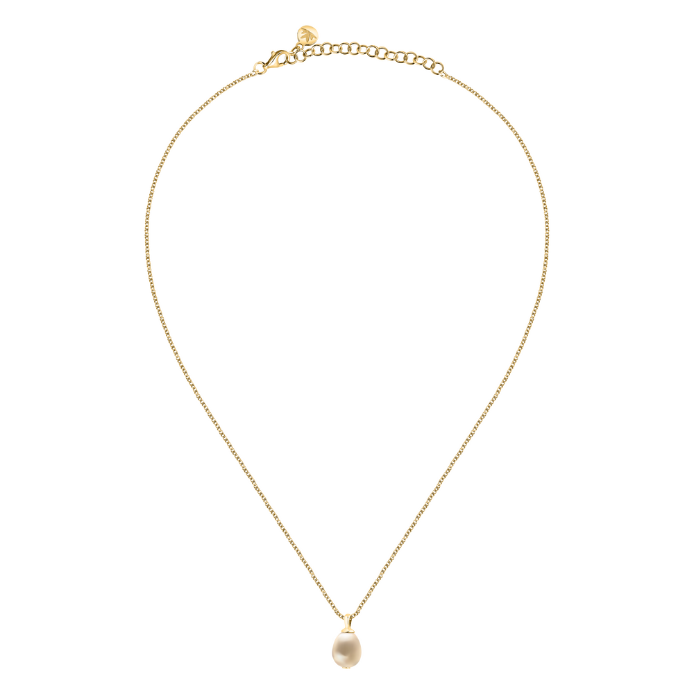 ☆ENGBROX☆ silver925 rhythmical pearl drop necklace EBNL240 □ENGBROX□ silver925 rhythmical pearl drop necklace EBNL240