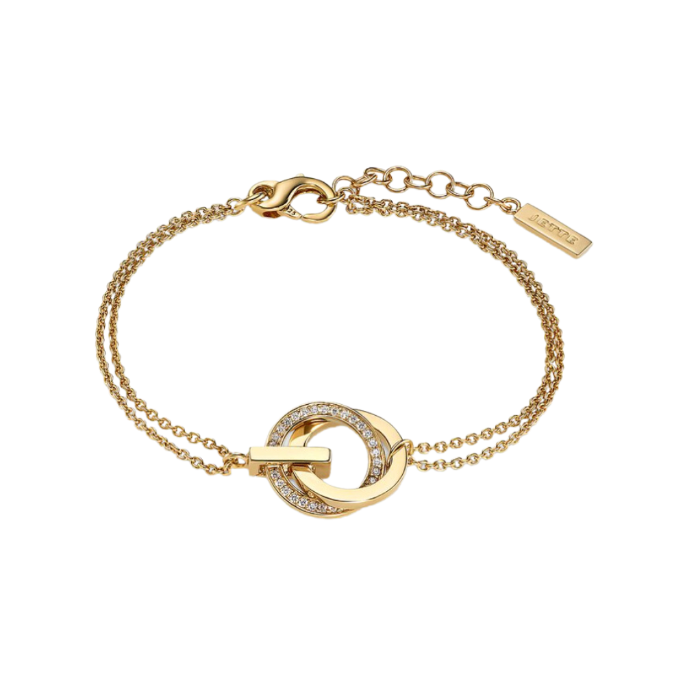 Bratara de dama din argint sterling reglabila SWING, auriu, JETTE