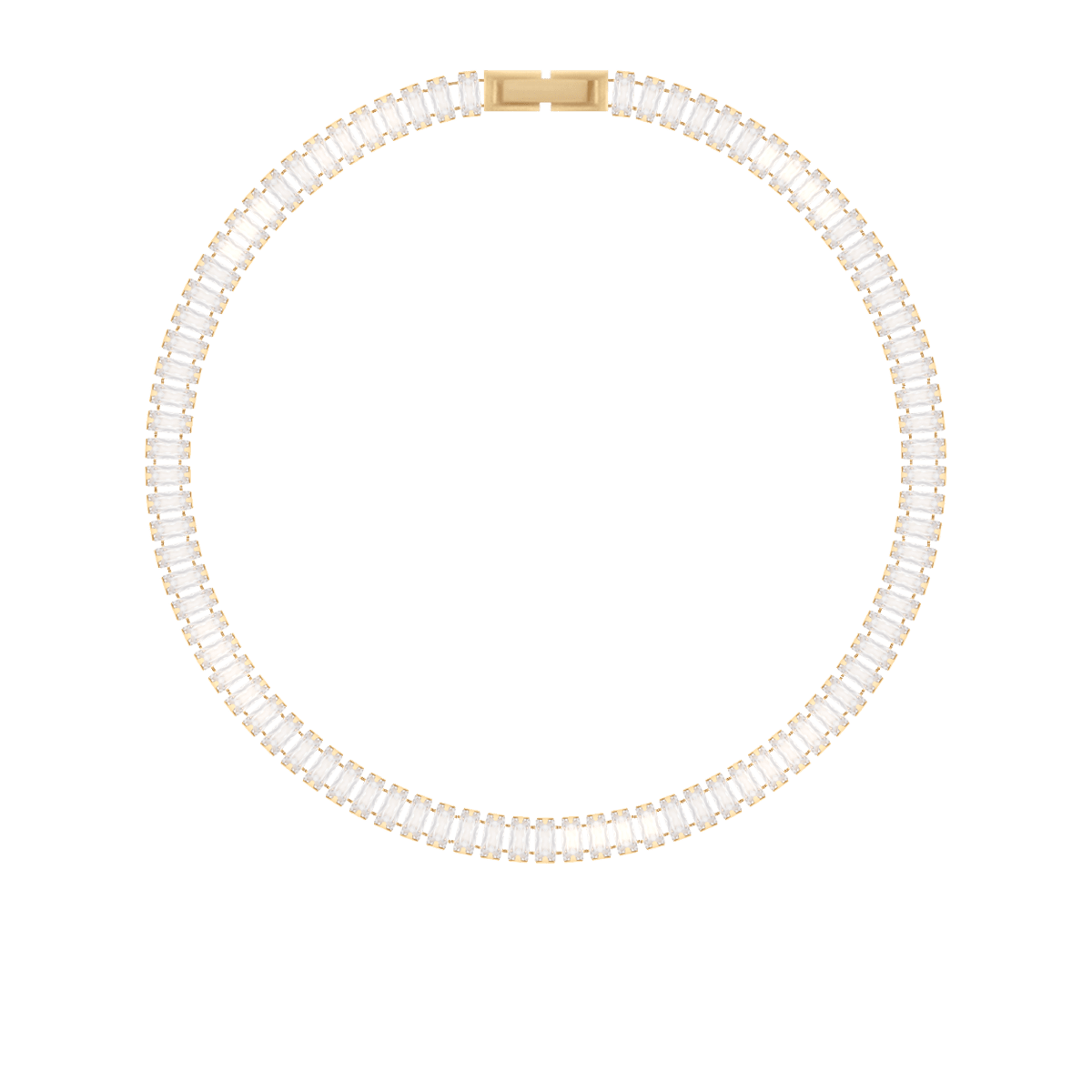 Colier elegant placat cu aur de 18k - Coliere - 218/360/LAN/BIC/PO - Lilou - Tessora