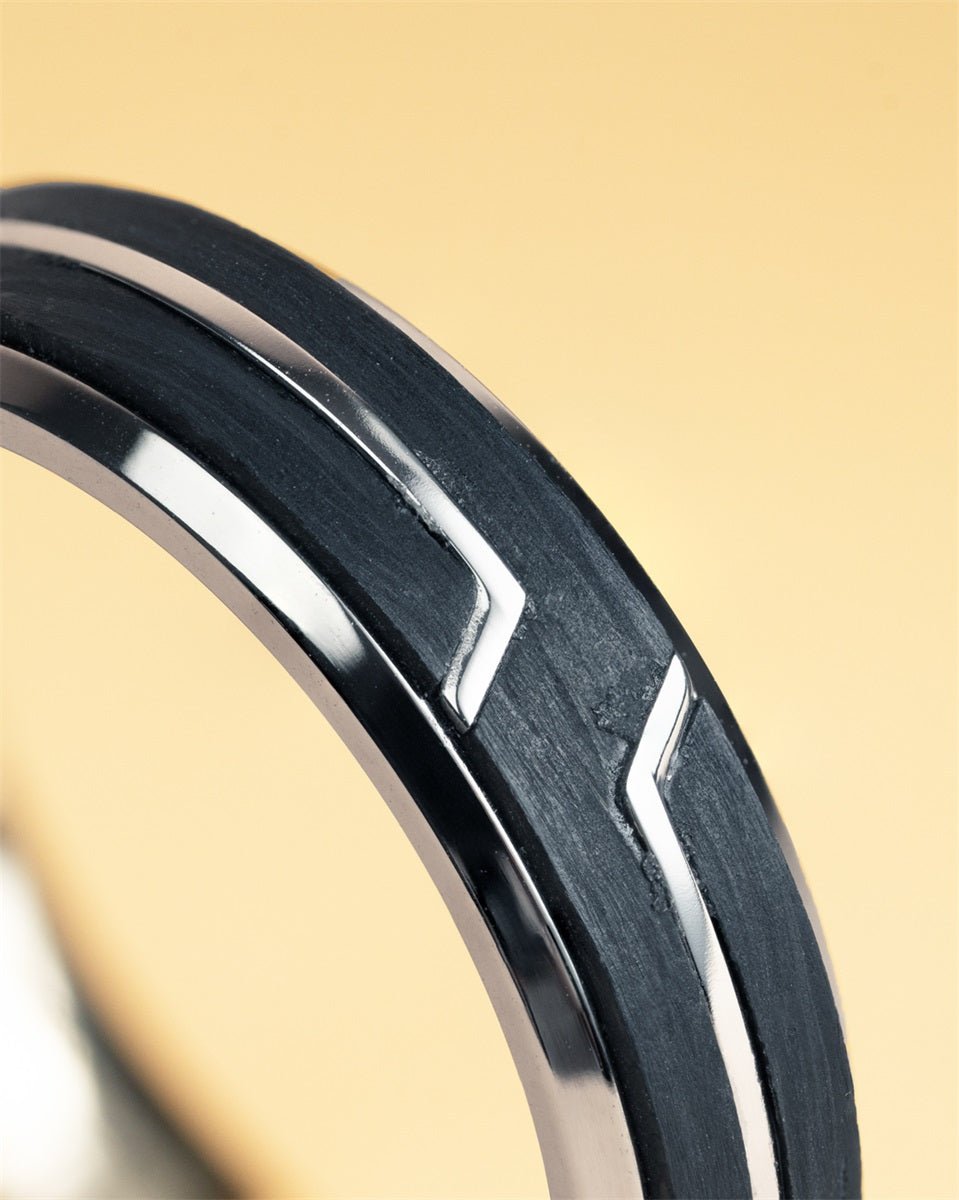 Men's ring Rex silver, GEMINI - Men Rings - REX01 - 60 - GEMINI - Tessora