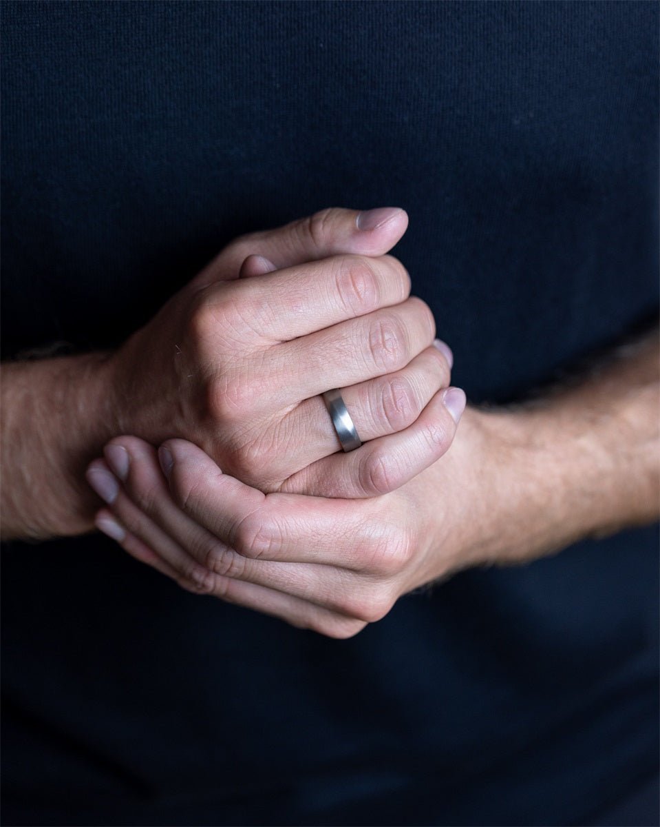 Men's ring Verso silver, GEMINI – Tessora