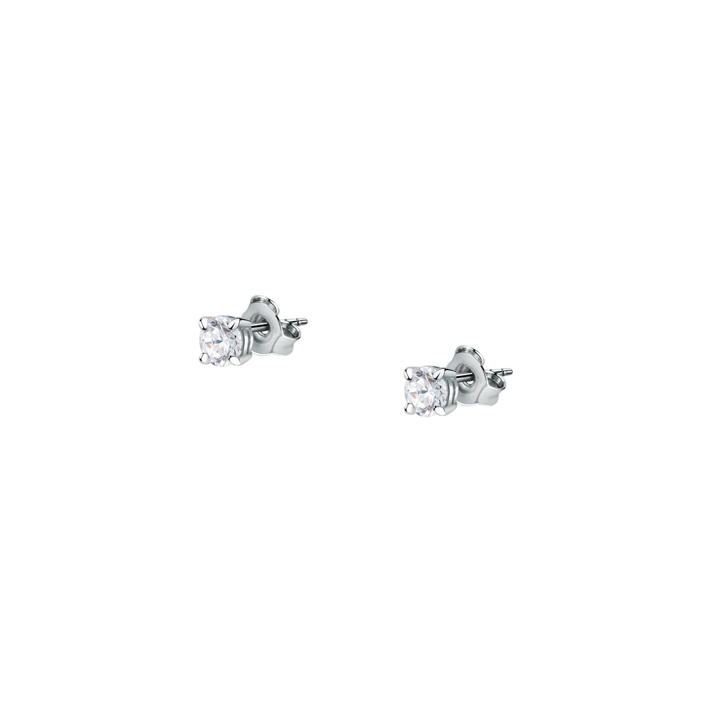 Women's earrings sterling silver Tesori sparkling