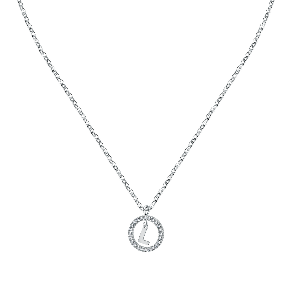 Women's Necklace with Letter L Pendant, LA PETITE STORY