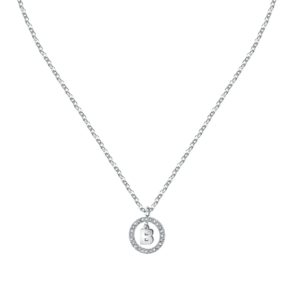 Women's Necklace with Letter B Pendant, LA PETITE STORY