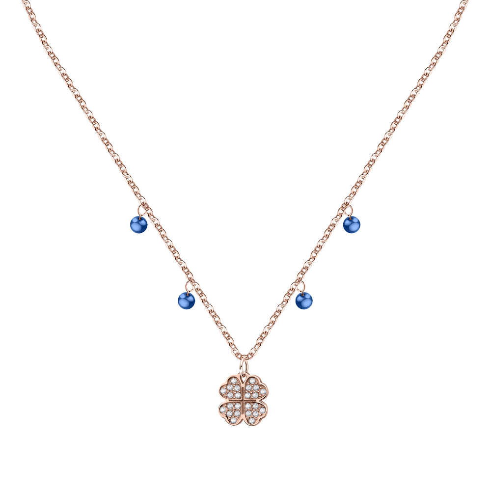 Women's Necklace with Clover Pendant, LA PETITE STORY