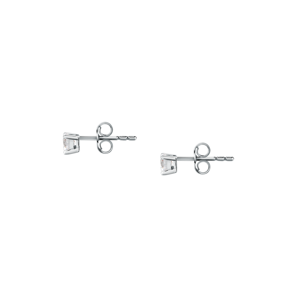 Women's earrings sterling silver Tesori sparkling