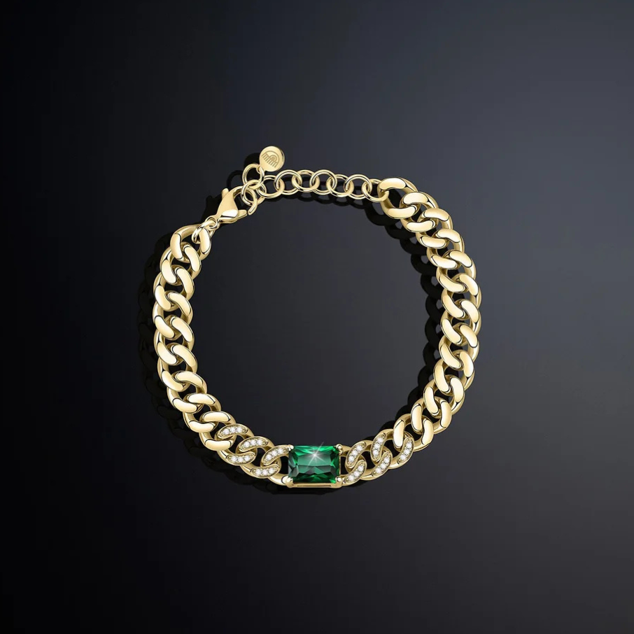 Brățară BOSSY CHAIN ​​pentru femei placată cu aur galben, Chiara Ferragni