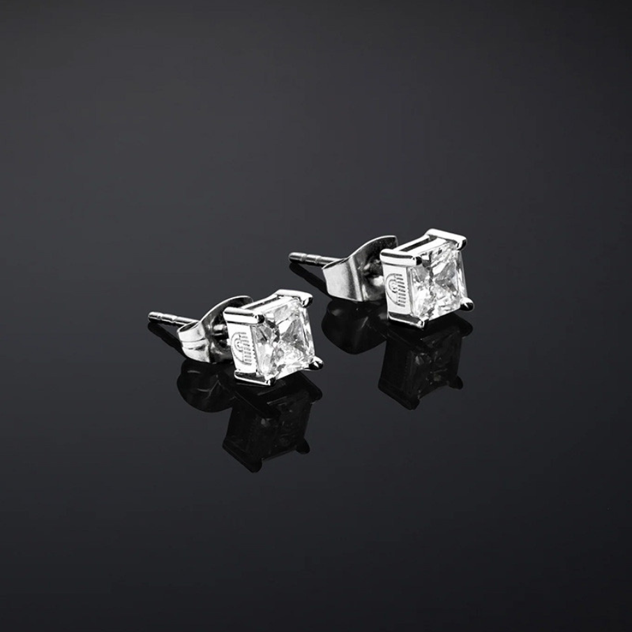 Cercei CLASSIC solitaire, placați cu rodiu, Chiara Ferragni