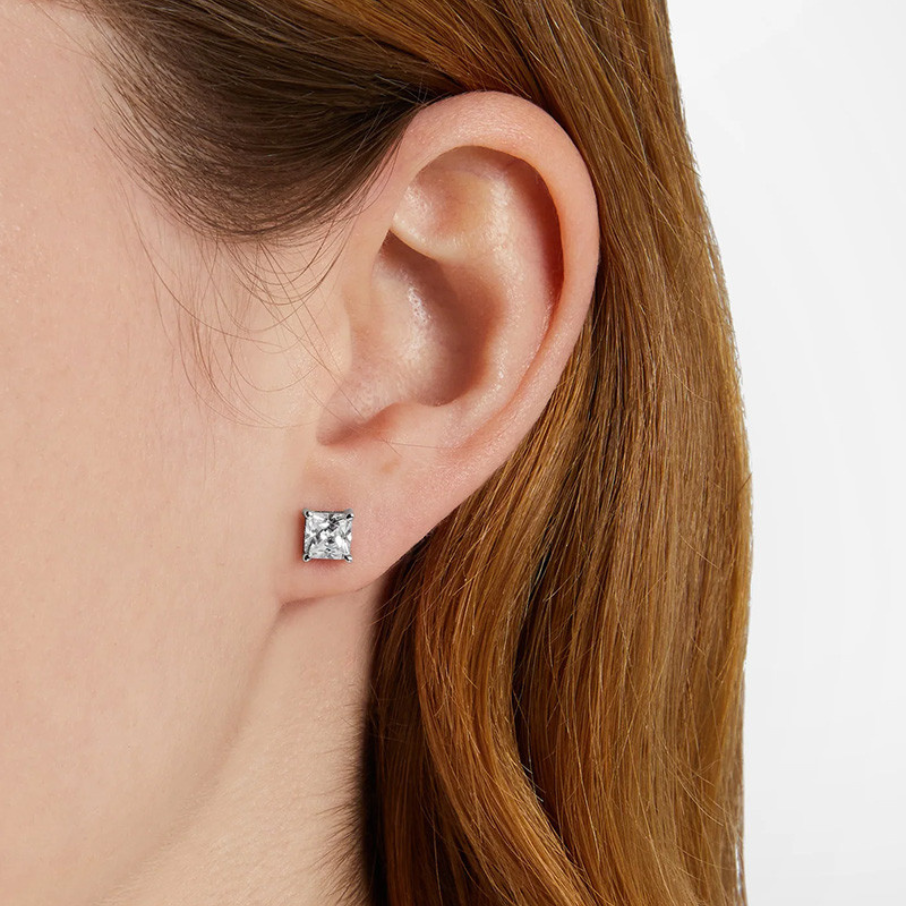 Cercei CLASSIC solitaire, placați cu rodiu, Chiara Ferragni