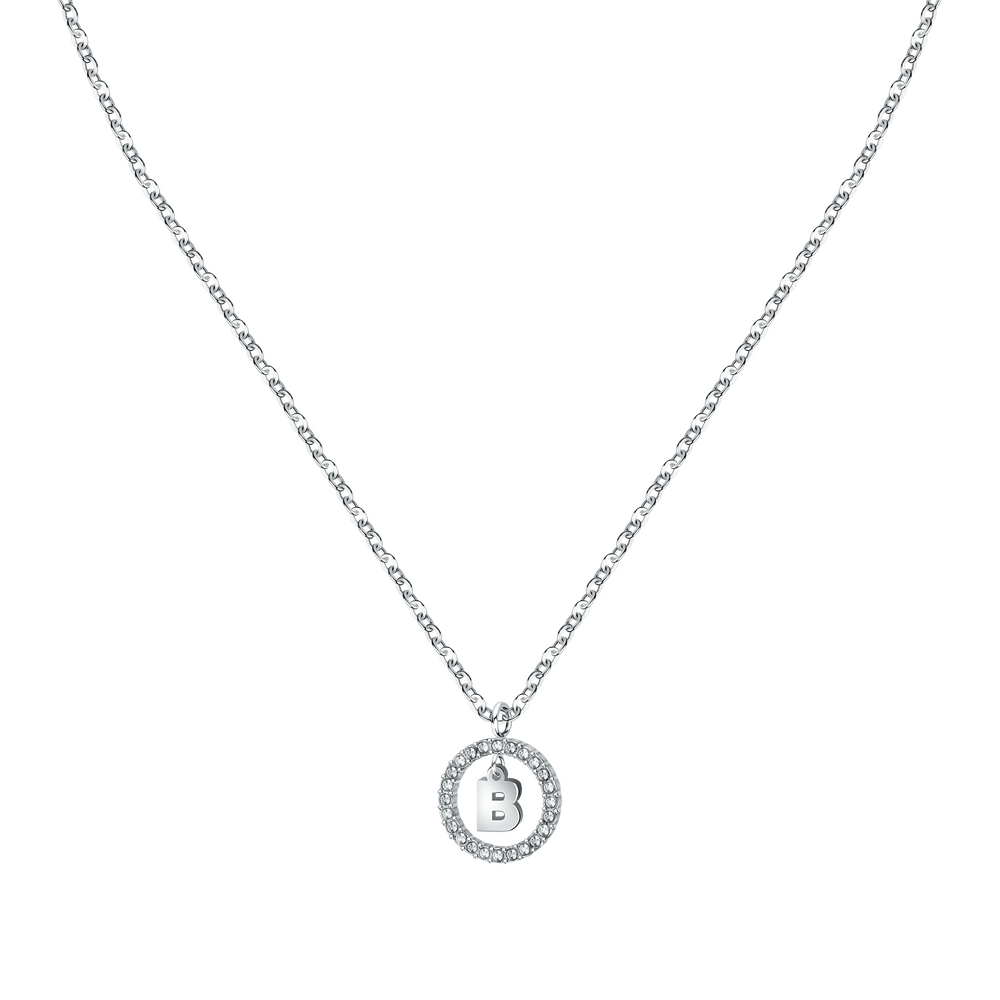 Women's Necklace with Letter B Pendant, LA PETITE STORY - Pendant Necklaces - lps10asf10 - LA PETITE STORY - Tessora