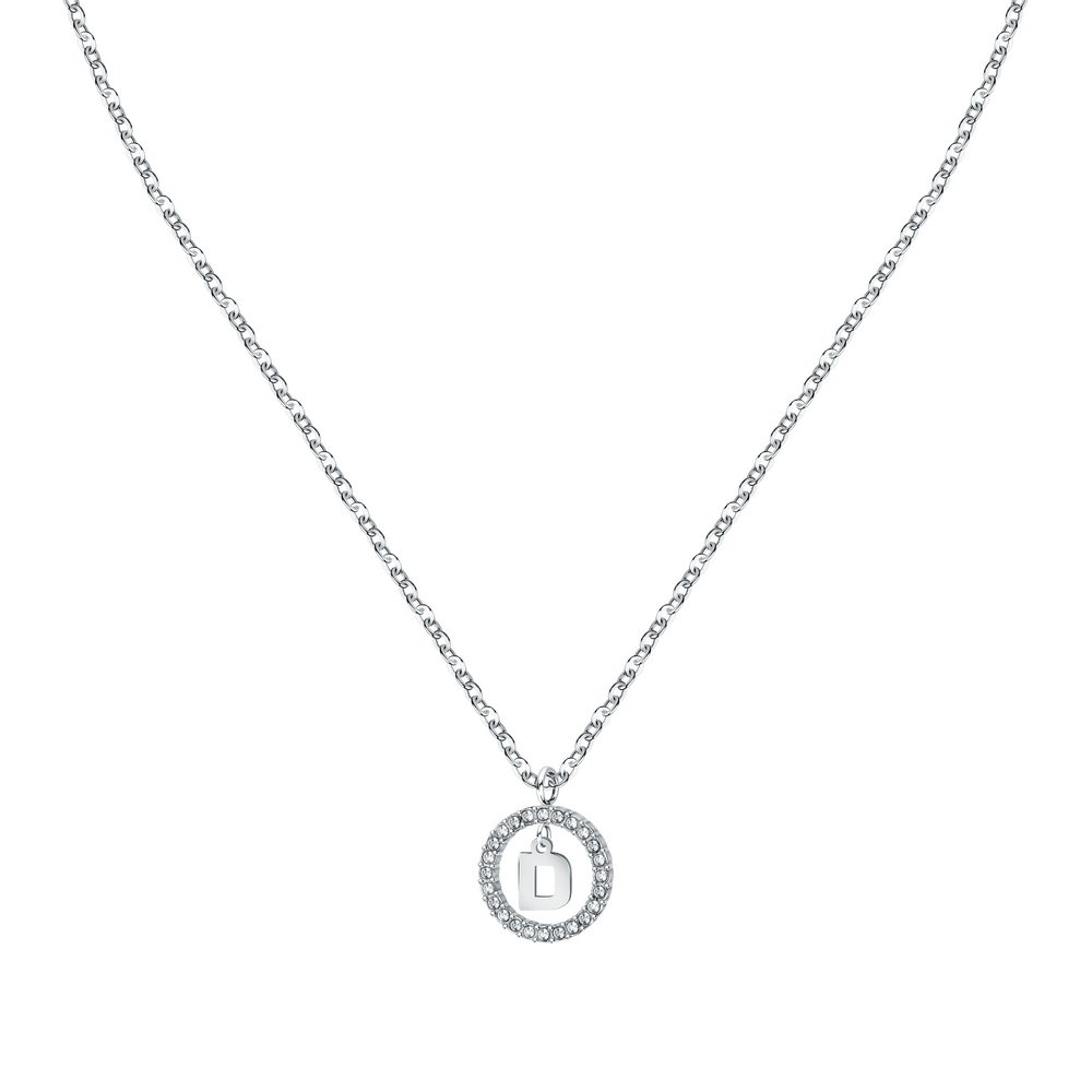 Women's Necklace with Letter D Pendant, LA PETITE STORY - Pendant Necklaces - lps10asf12 - LA PETITE STORY - Tessora