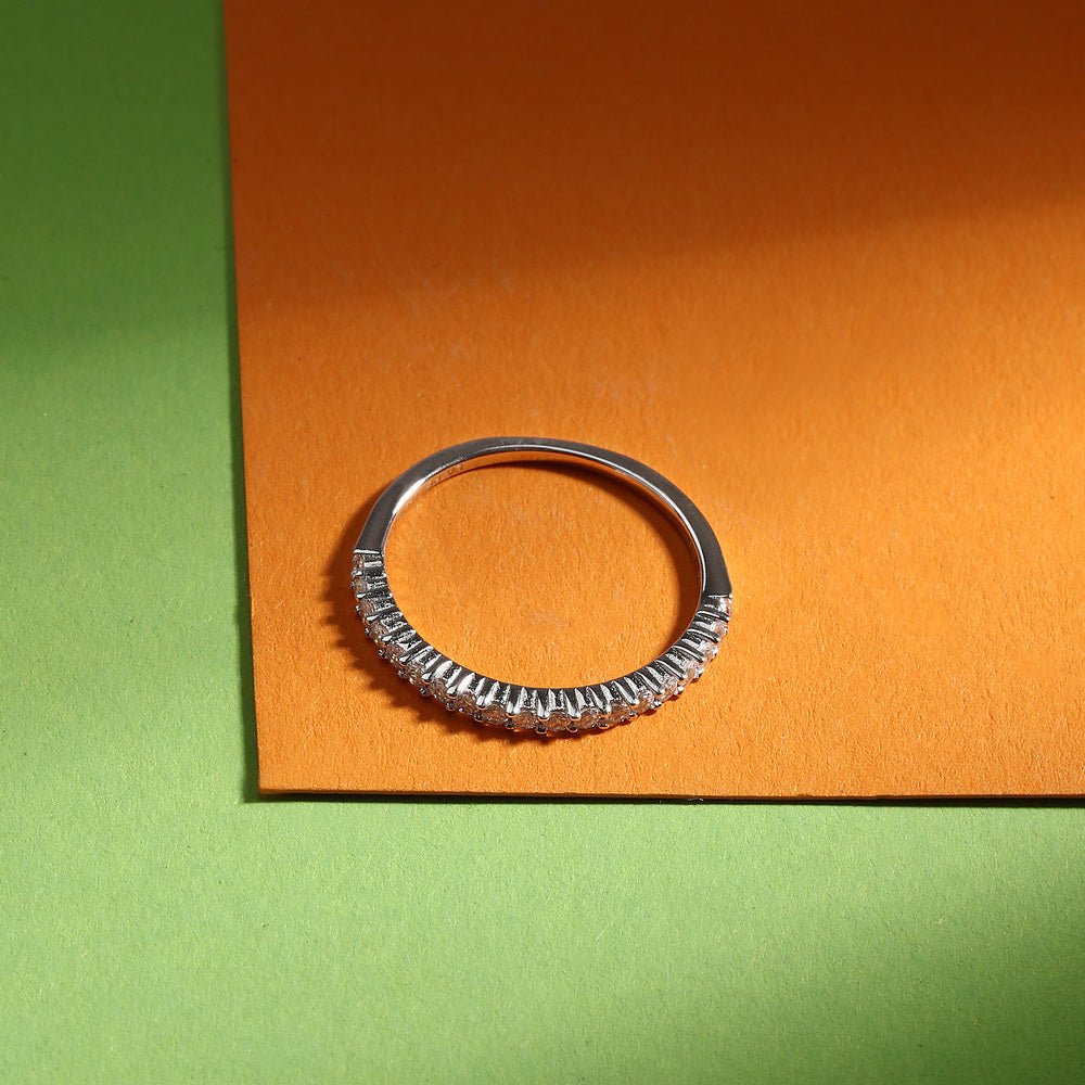 Women's Silver Ring with Stones, LA PETITE STORY - Silver Rings - lps03awv10012 - LA PETITE STORY - Tessora