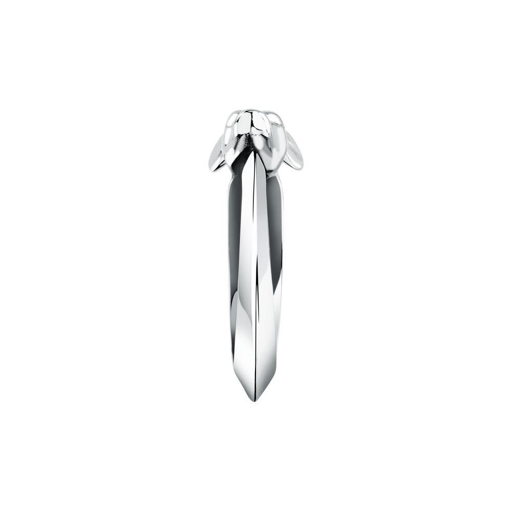 Women's T - HERITAGE Greydog steel ring, Trussardi - Rings - TJAXB06012 - 52 - Trussardi - Tessora